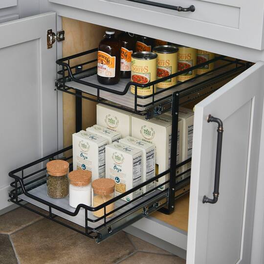 Household Essentials Glidez 2-Tier Cabinet Organizer